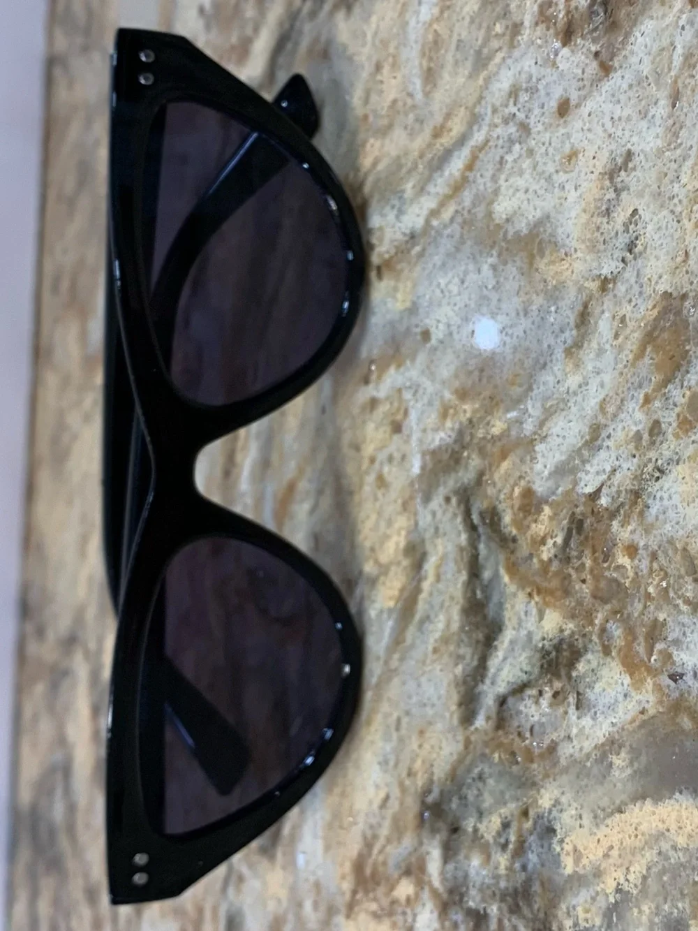 Black Cat-Eye Sunglasses